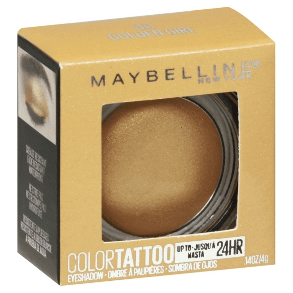 4 x Maybelline Color Tattoo Eyeshadow 40 Golden Girl